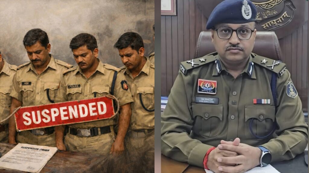 Breaking News : आरोपी की खोज के लिए पीड़ित से पैसे मांगना पुलिस कर्मियों को पड़ा भारी, पुलिस महानिरीक्षक ने निरीक्षक समेत 8 पुलिस कर्मियों को किया निलंबित, पुलिस महकमे में हड़कंप !