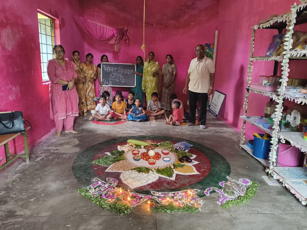 करगी रोड कोटा के आंगनबाड़ी केंद्र में पोषण माह कार्यक्रम का आयोजन, पार्षद वेंकटलाल अग्रवाल रहे मौजूद !